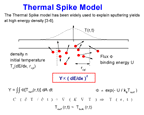 Thermal Spike Model